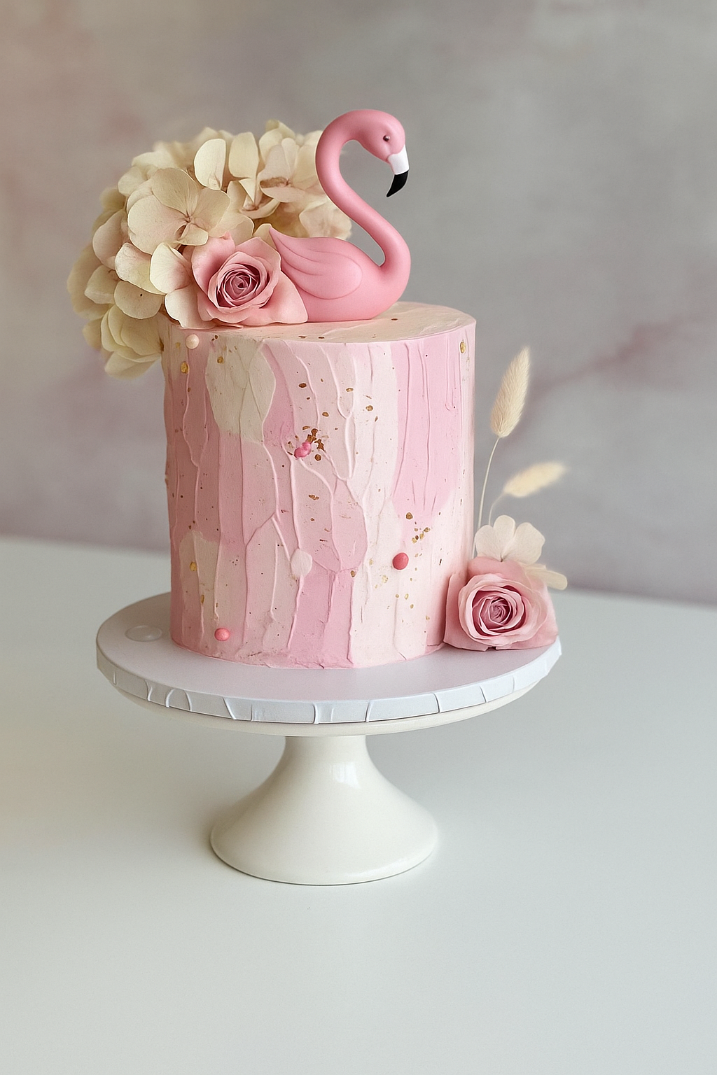 Pink Flamingo Cake
