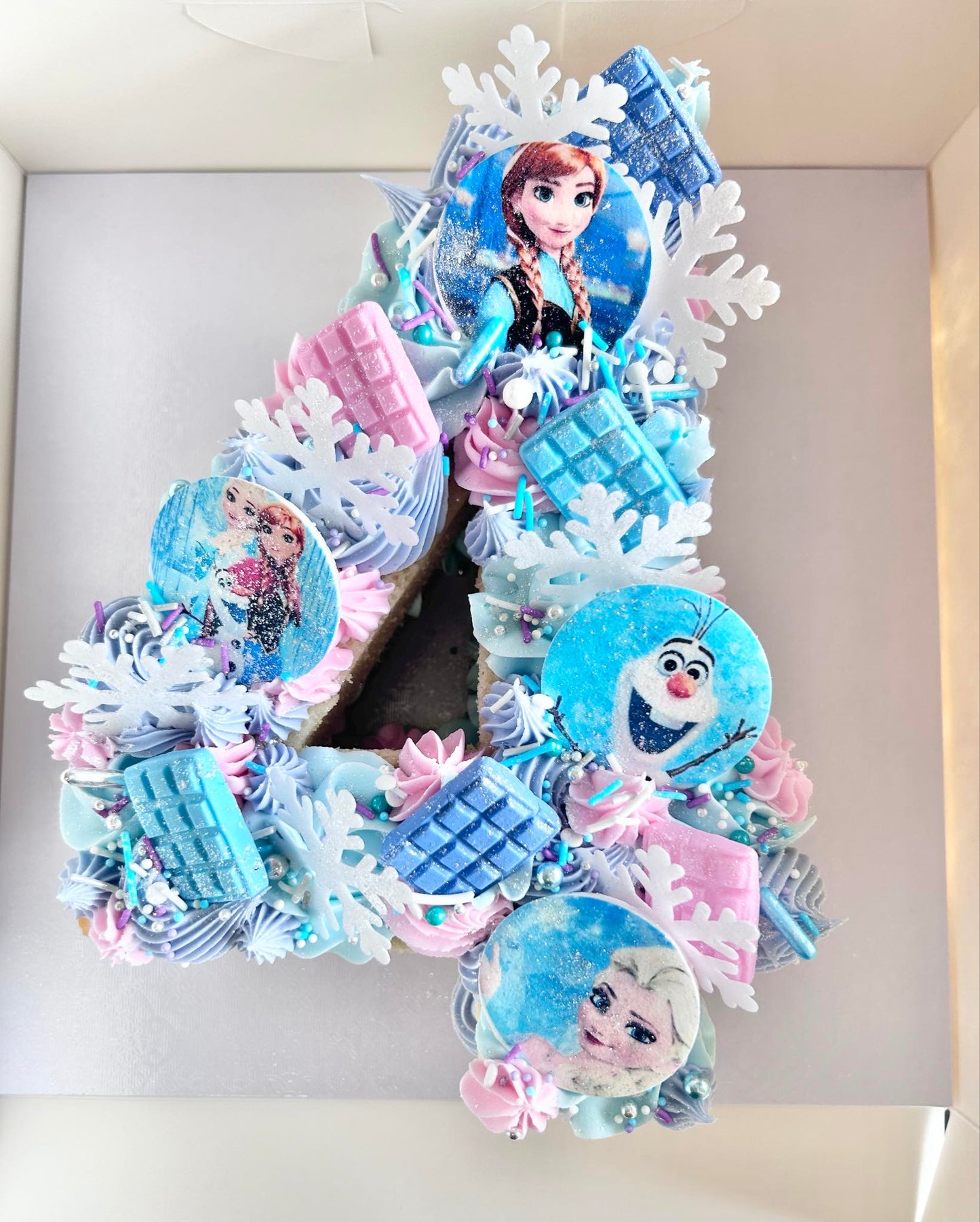 Character Single Number Cake