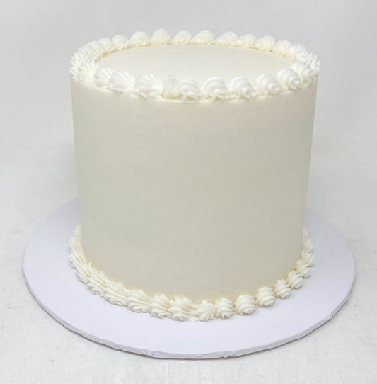 White Plain Vintage Cake